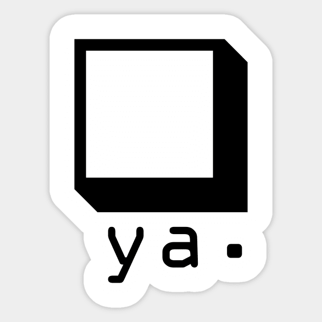 Logo Sticker by populops